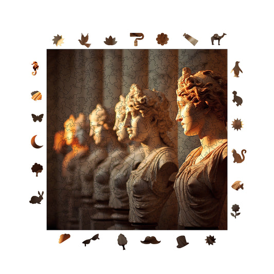 Wooden Puzzles for Adults, Women of Freedom Premium Jigsaw Puzzles, 353 Pieces Challenging Wooden Jigsaw, 11,4"x11,4" (29x29 cm)