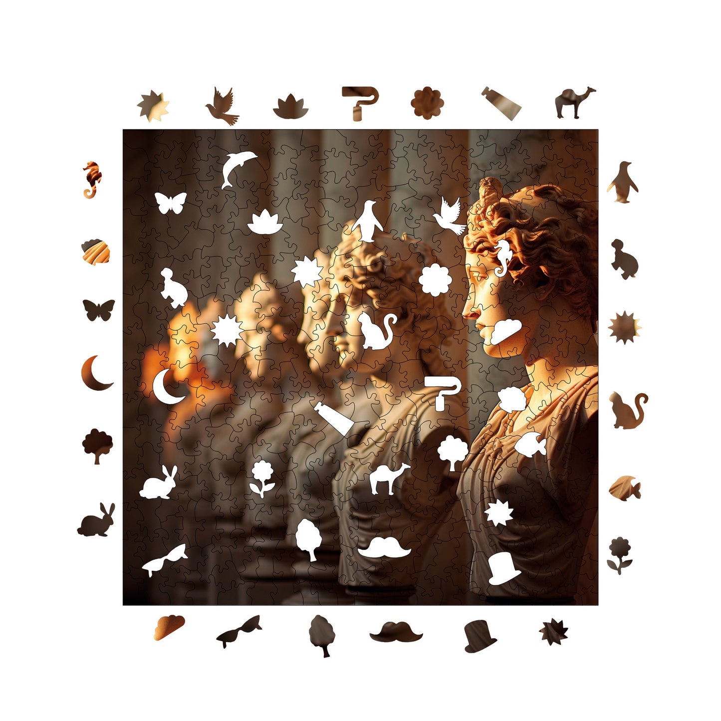Wooden Puzzles for Adults, Women of Freedom Premium Jigsaw Puzzles, 353 Pieces Challenging Wooden Jigsaw, 11,4"x11,4" (29x29 cm)