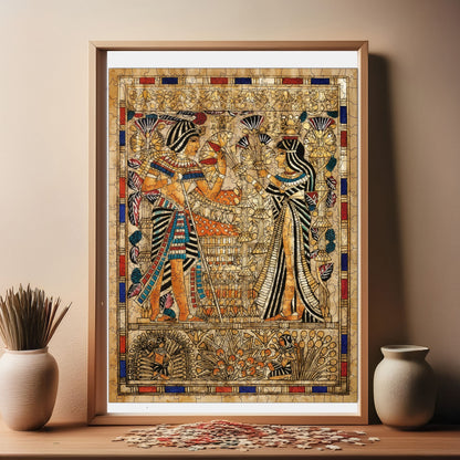 Yetişkinler İçin Ahşap Puzzle, Paskalya Bahçesi Premium Puzzle, 450 Parça Zorlu Ahşap Yapboz, 11,4"x15,4" (29x39 cm)