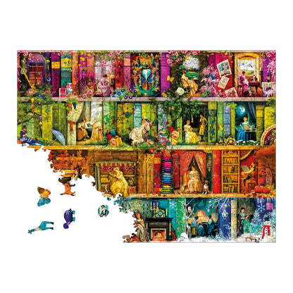 Wooden Puzzles for Adults, Timeless Women Premium Jigsaw Puzzles, 450 Pieces Challenging Wooden Jigsaw, 11,4"x15,4" (29x39 cm)