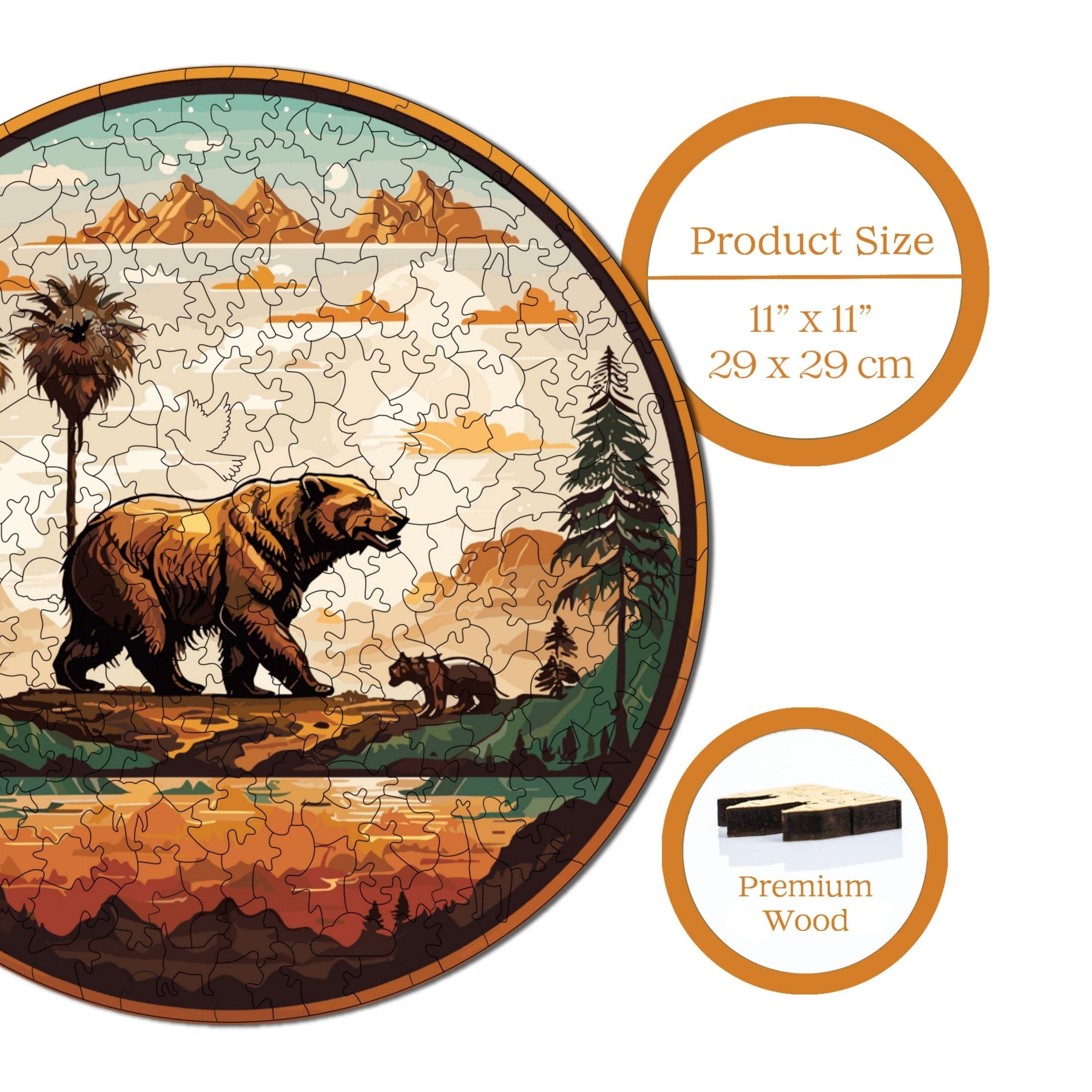 Koca Ayı - Ahşap Puzzle