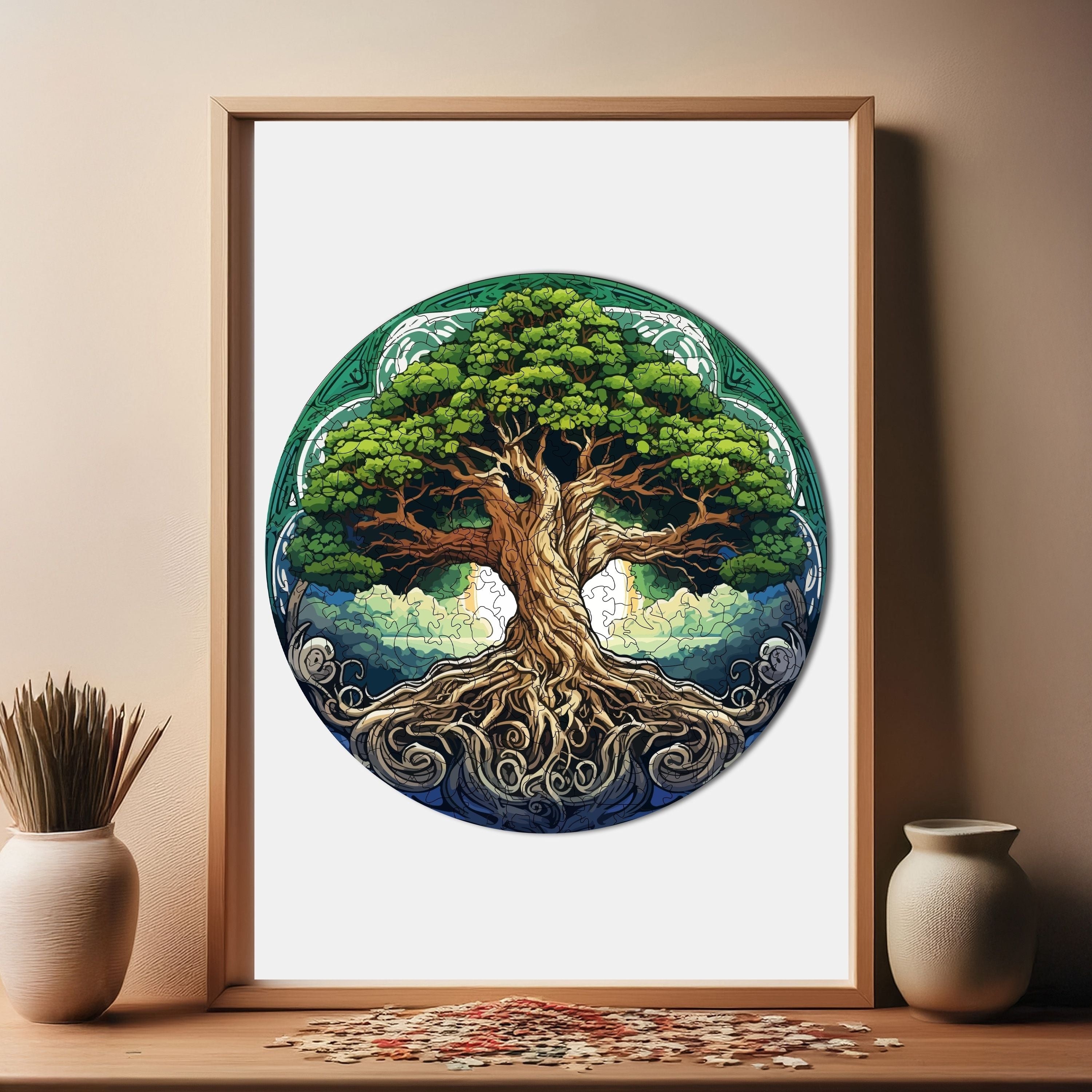 Hayat Ağacı - Ahşap Puzzle 