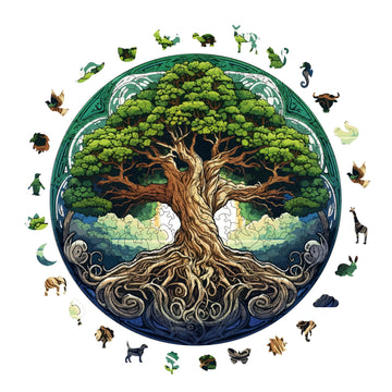 Hayat Ağacı - Ahşap Puzzle 