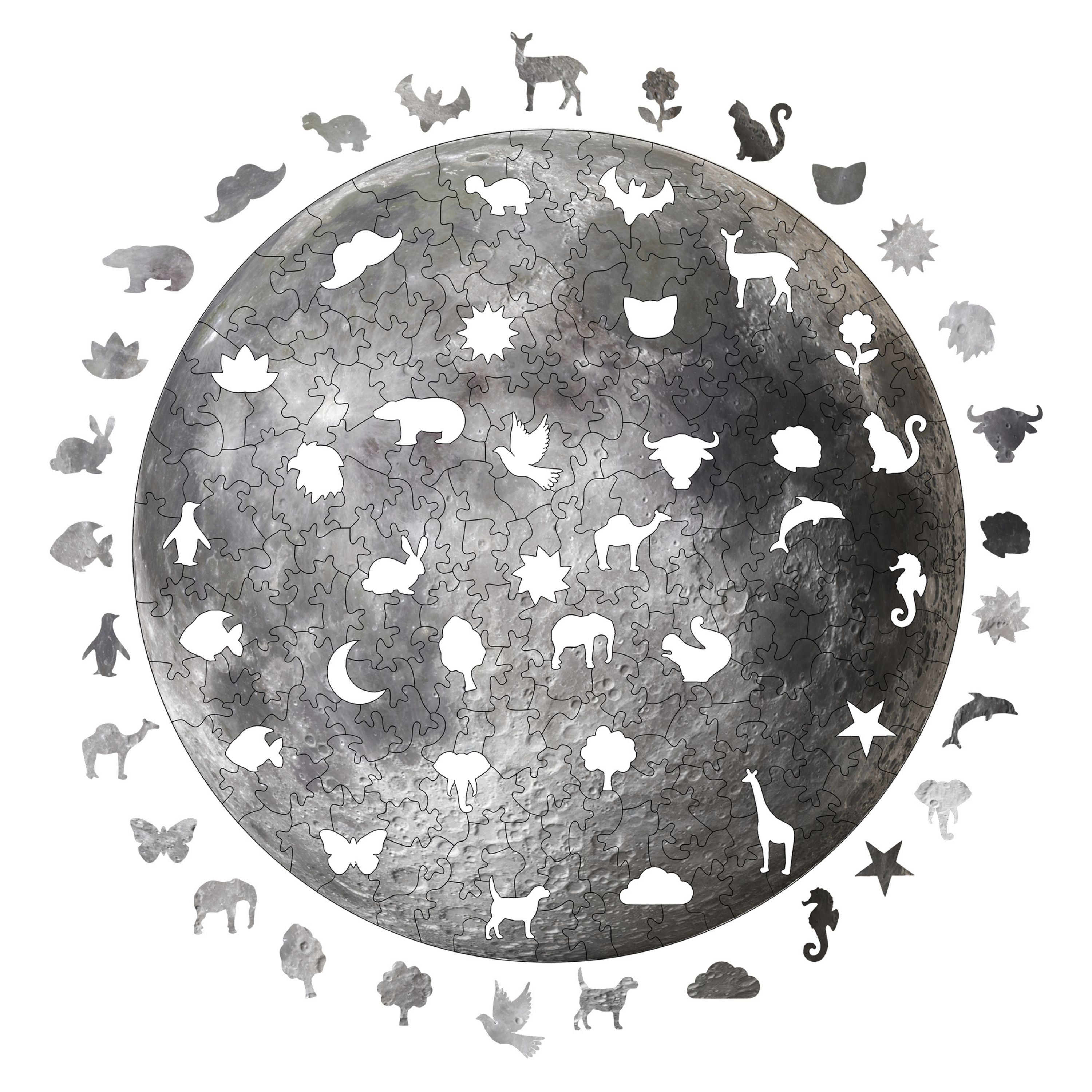 Dolunay - Ahşap Puzzle