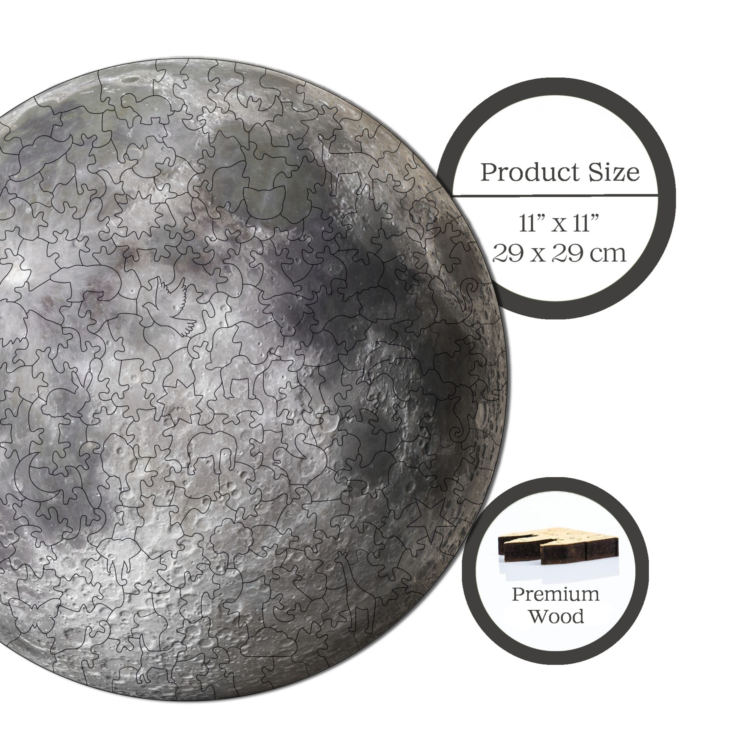 Dolunay - Ahşap Puzzle