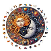 Güneş ve Ayın Dansı - Ahşap Puzzle