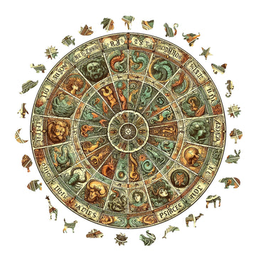 Antik Zodyak - Ahşap Puzzle