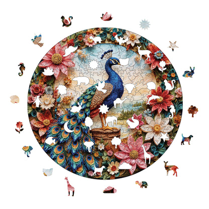 Elegance in Bloom – Wooden Jigsaw Puzzle