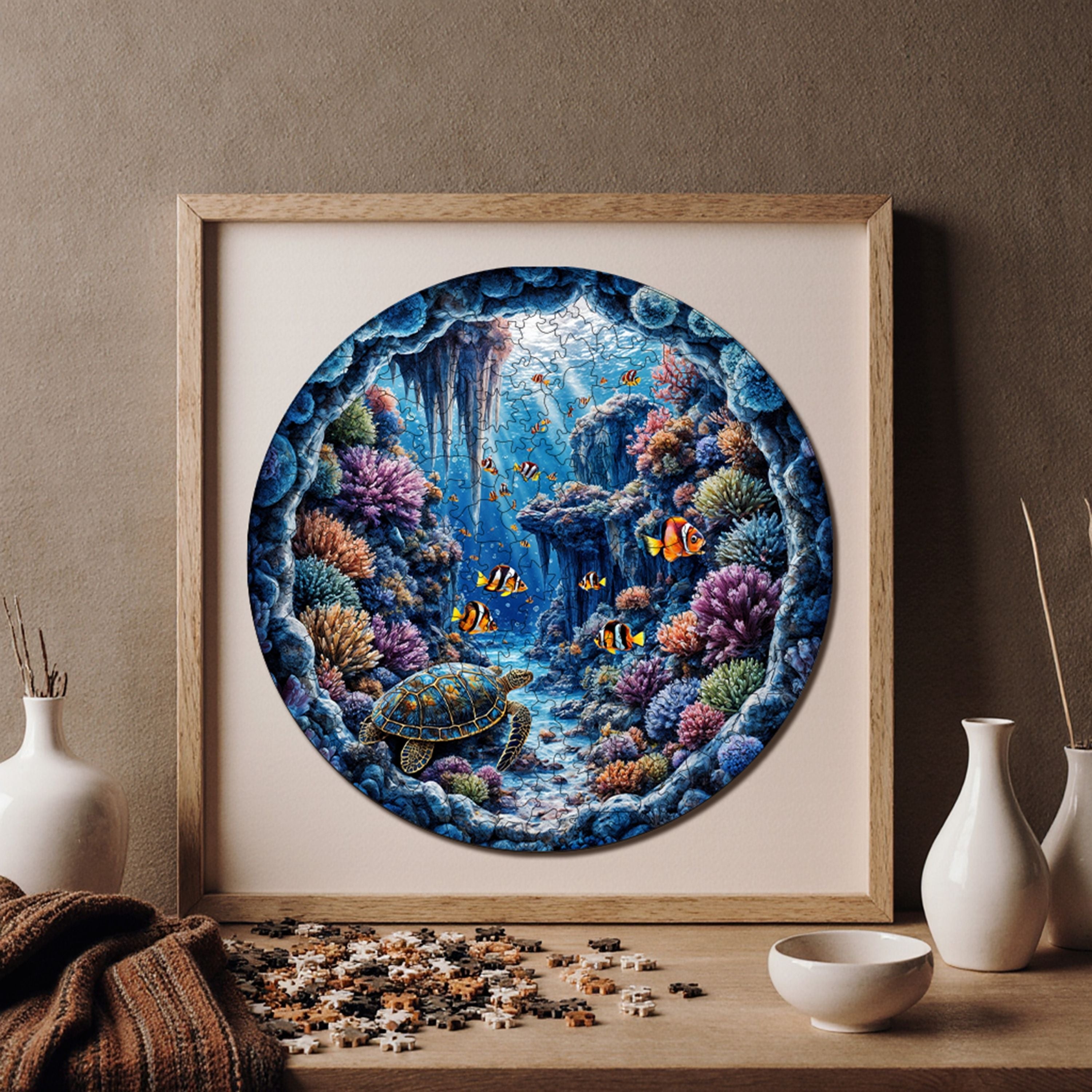 Denizaltı Cenneti - Ahşap Puzzle