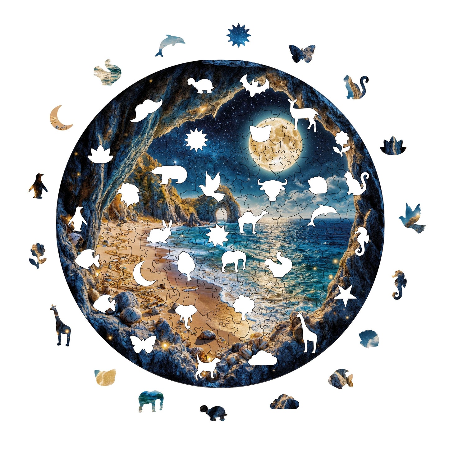 Hidden Beach – Wooden Jigsaw Puzzle