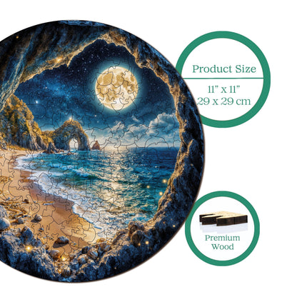 Hidden Beach – Wooden Jigsaw Puzzle