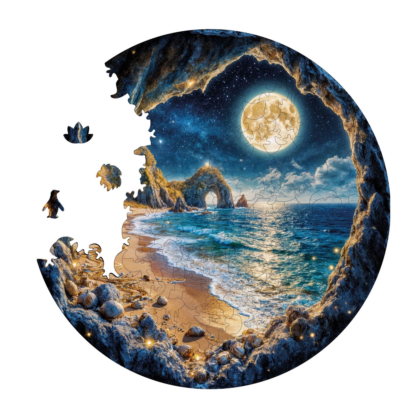 Hidden Beach – Wooden Jigsaw Puzzle