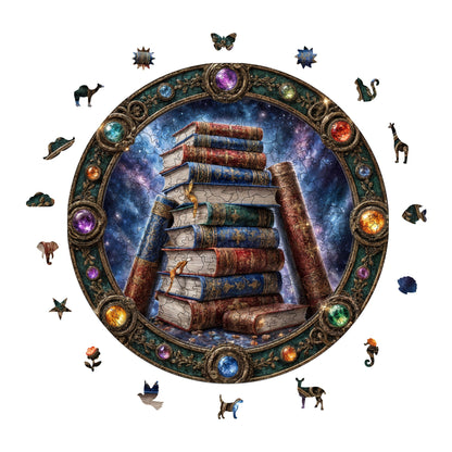 Books of Wisdom – Wooden Jigsaw Puzzle
