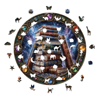 Books of Wisdom – Wooden Jigsaw Puzzle