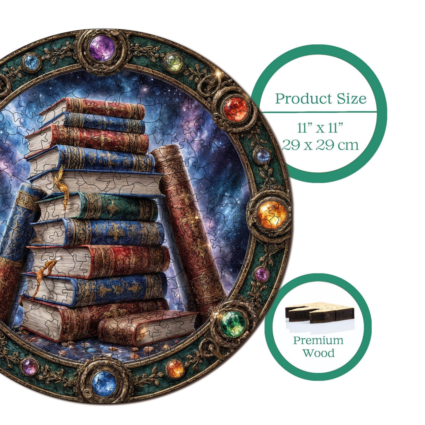 Books of Wisdom – Wooden Jigsaw Puzzle