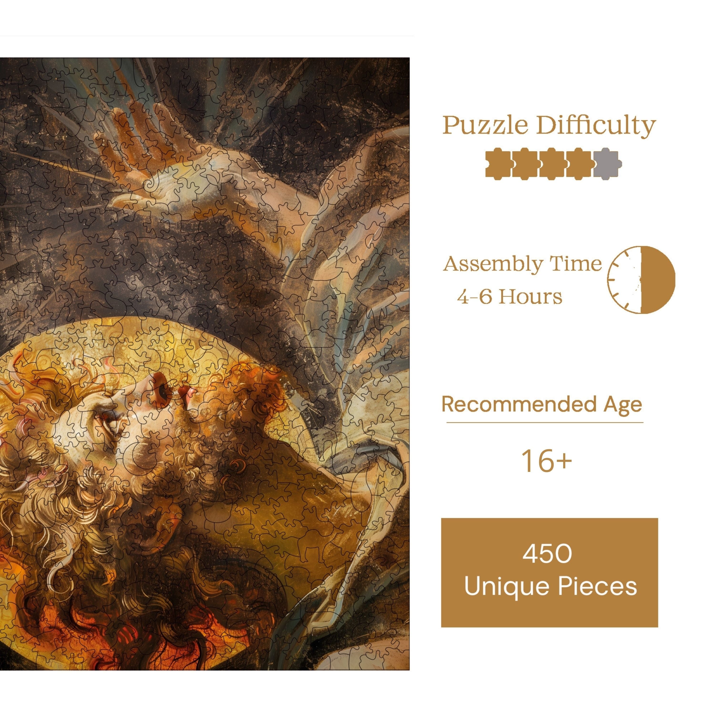 Güneş Tanrısı "Ra" - Ahşap Puzzle