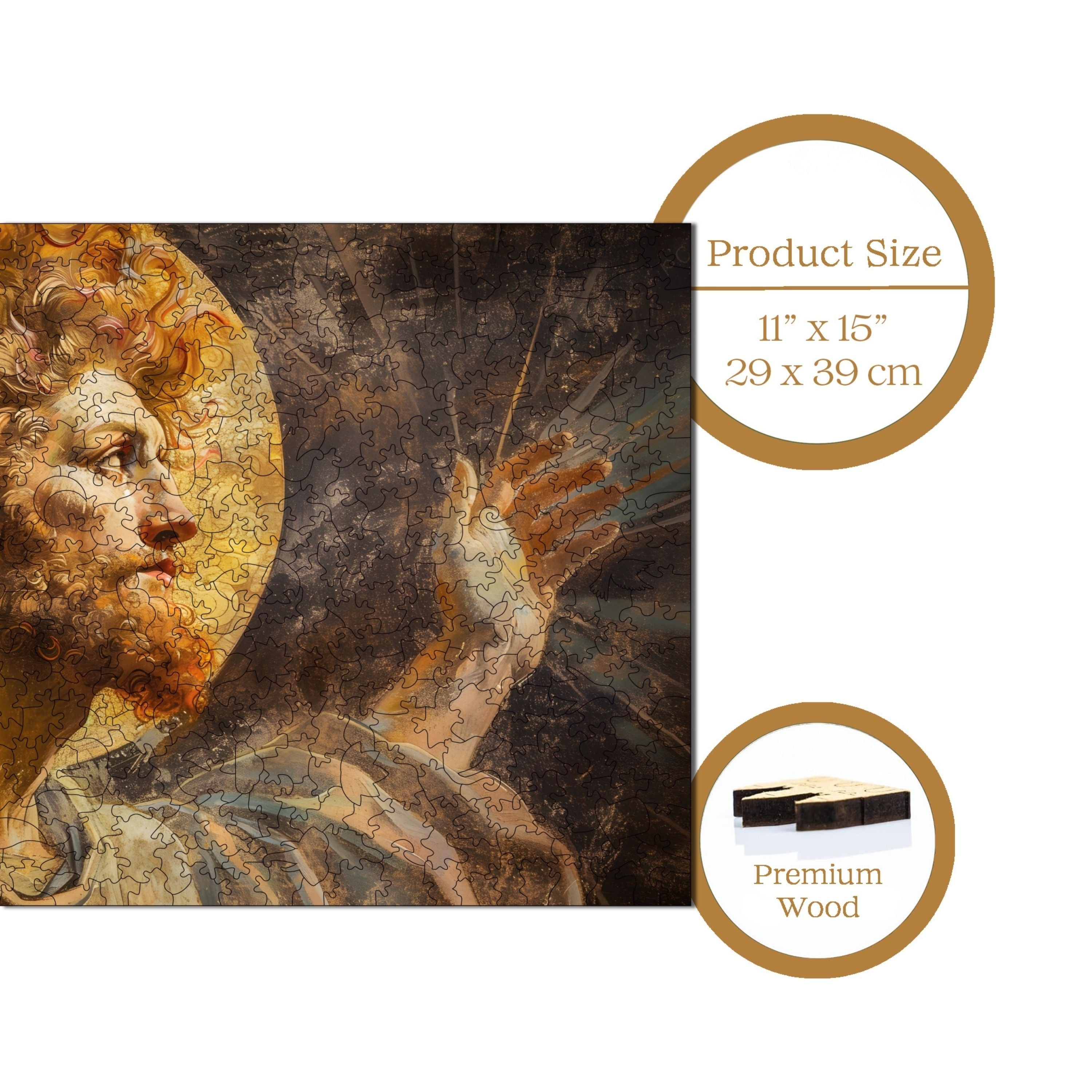 Güneş Tanrısı "Ra" - Ahşap Puzzle