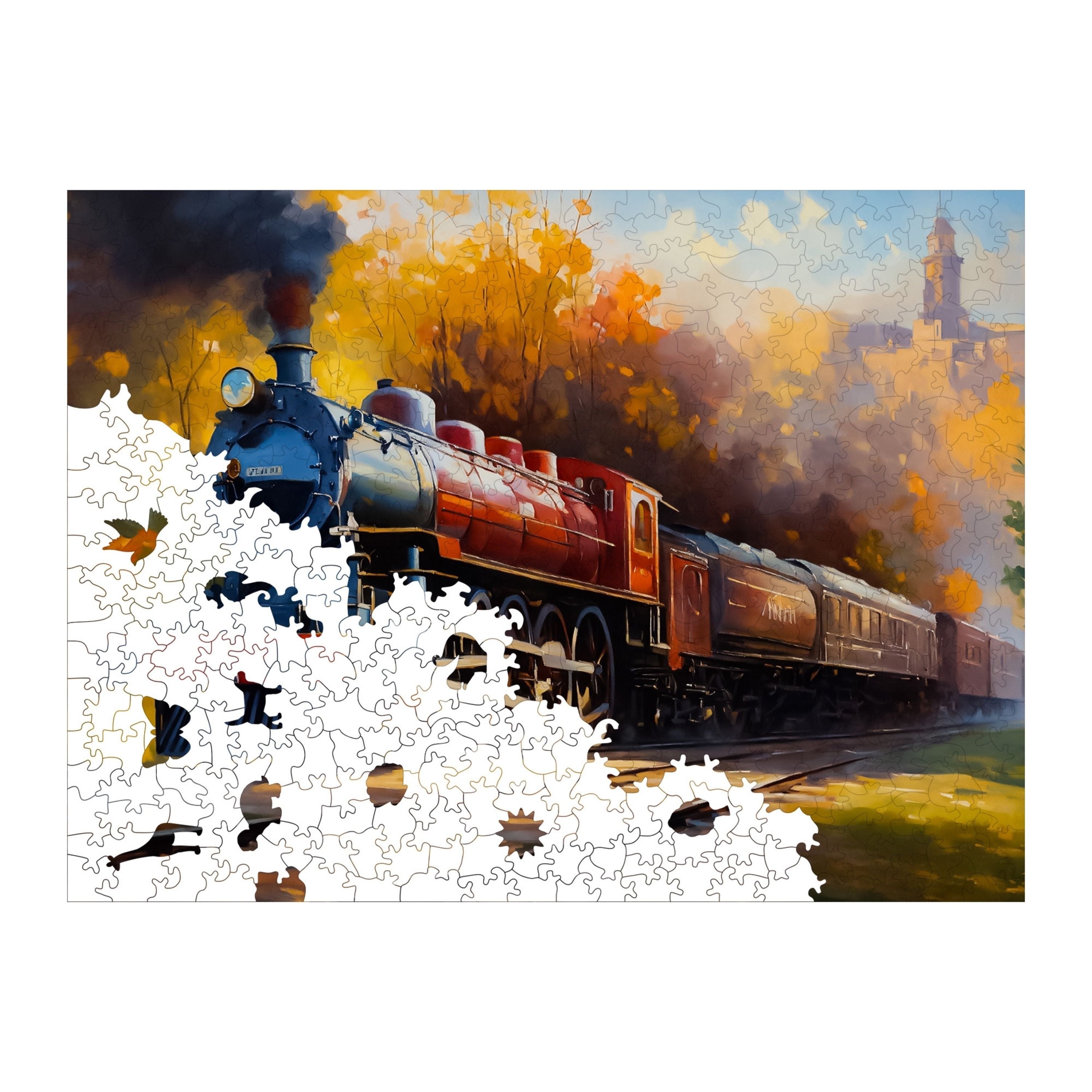 Gün Batımı Ekspresi - Ahşap Puzzle