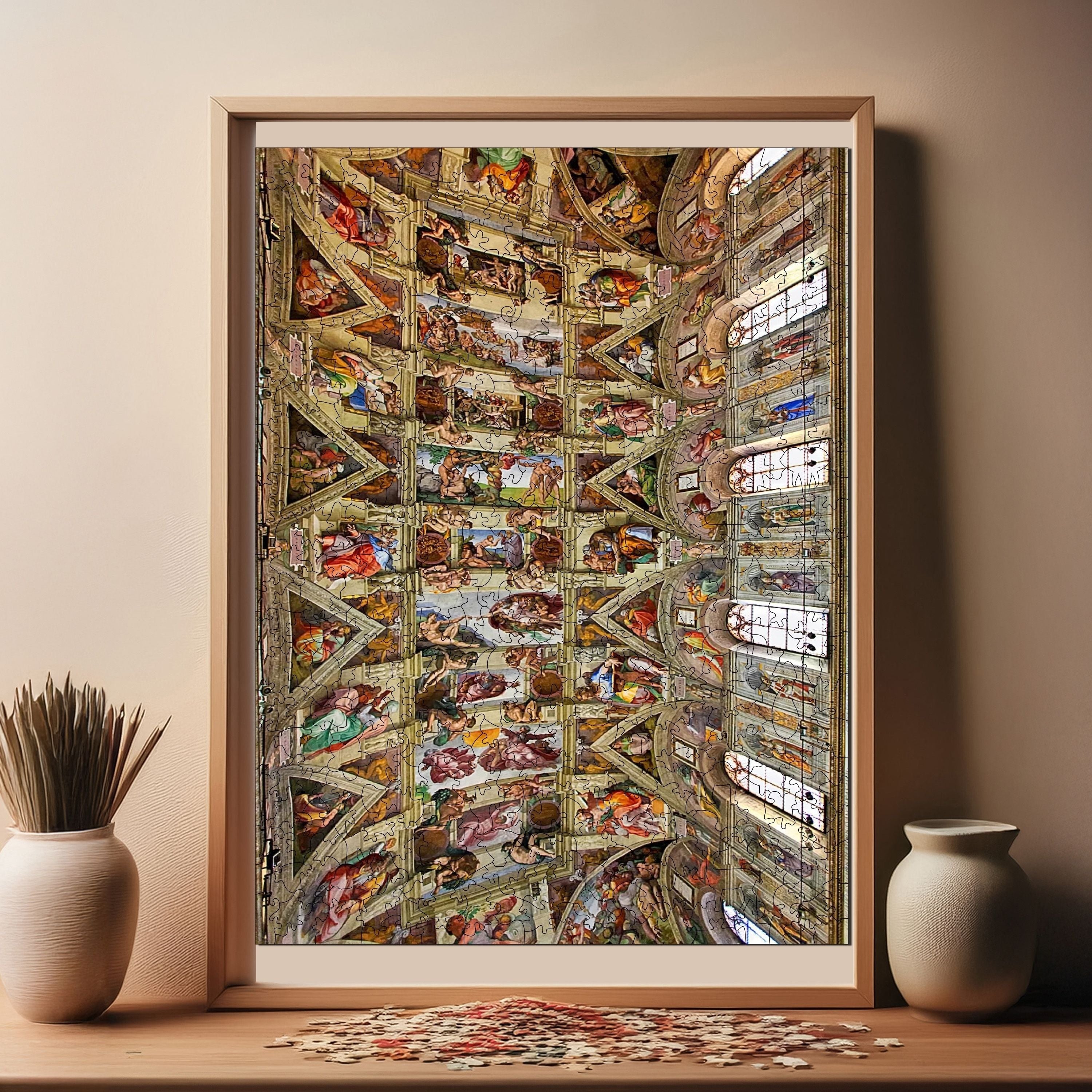  Sistina Şapeli - Ahşap Puzzle