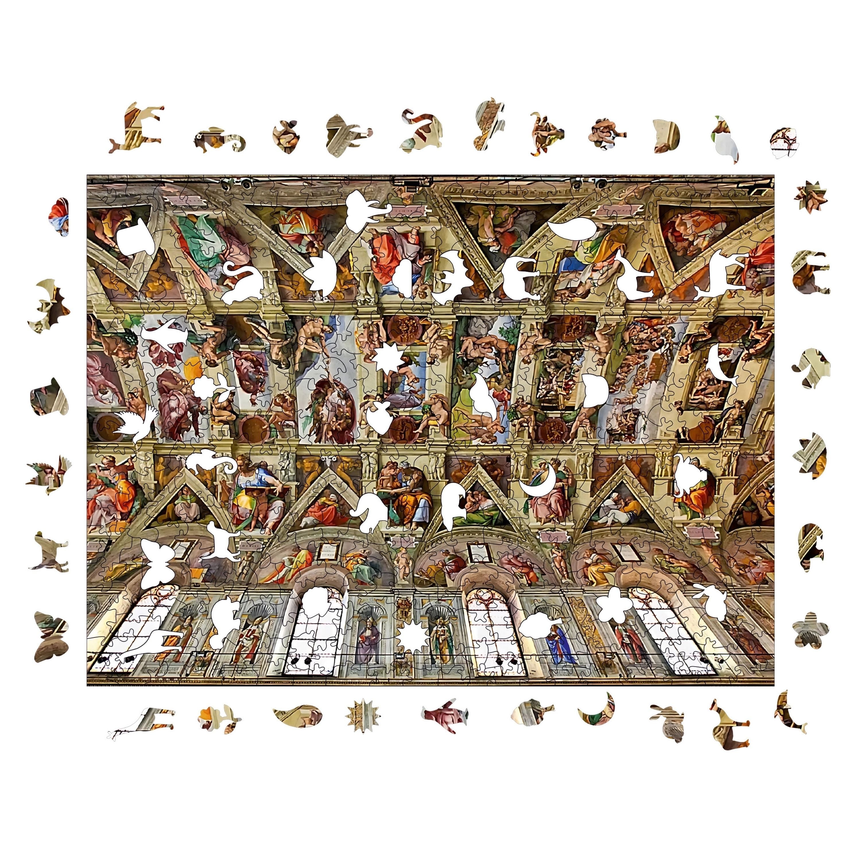  Sistina Şapeli - Ahşap Puzzle