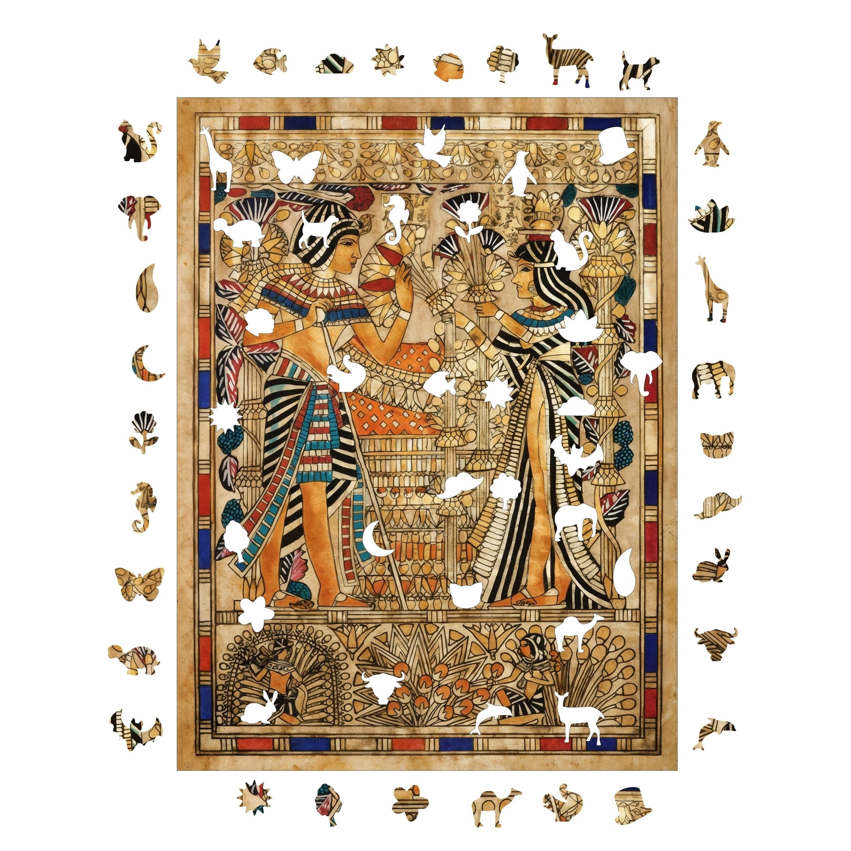 Antik Mısır - Ahşap Puzzle