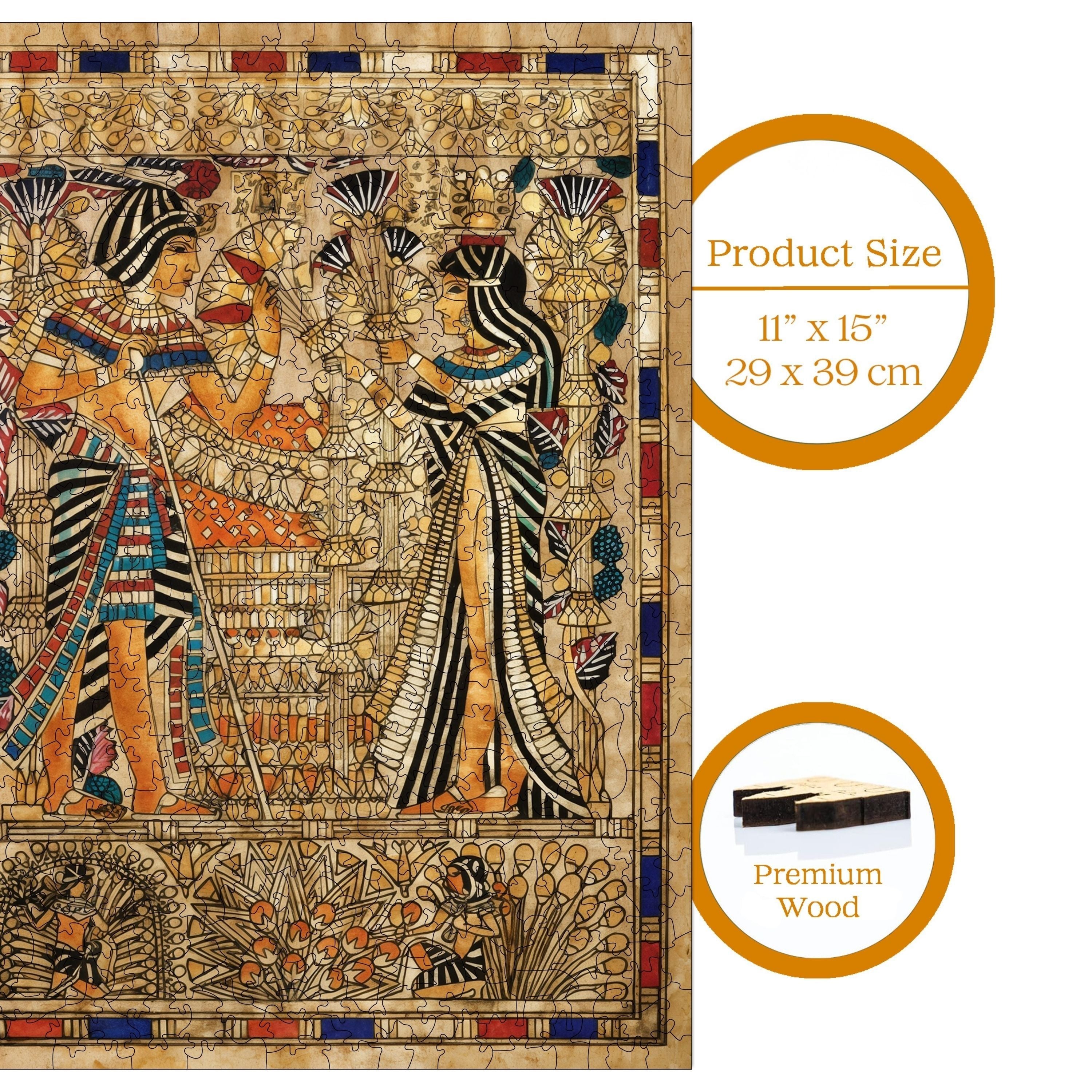 Antik Mısır - Ahşap Puzzle