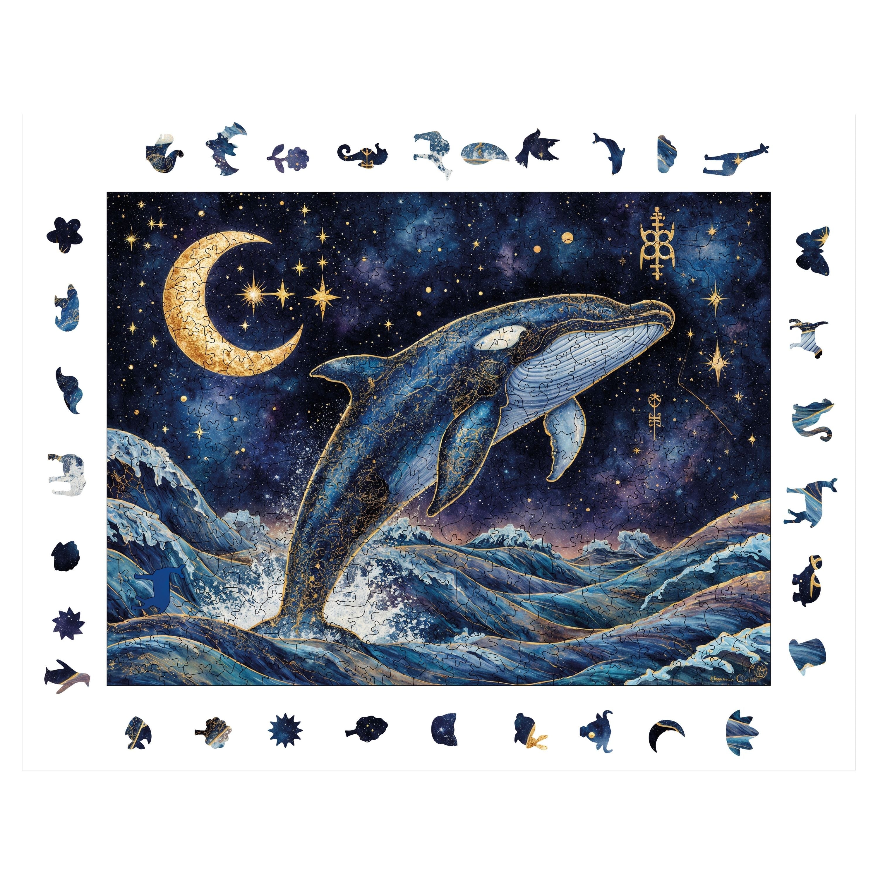 Sonsuz Dalgalar - Ahşap Puzzle