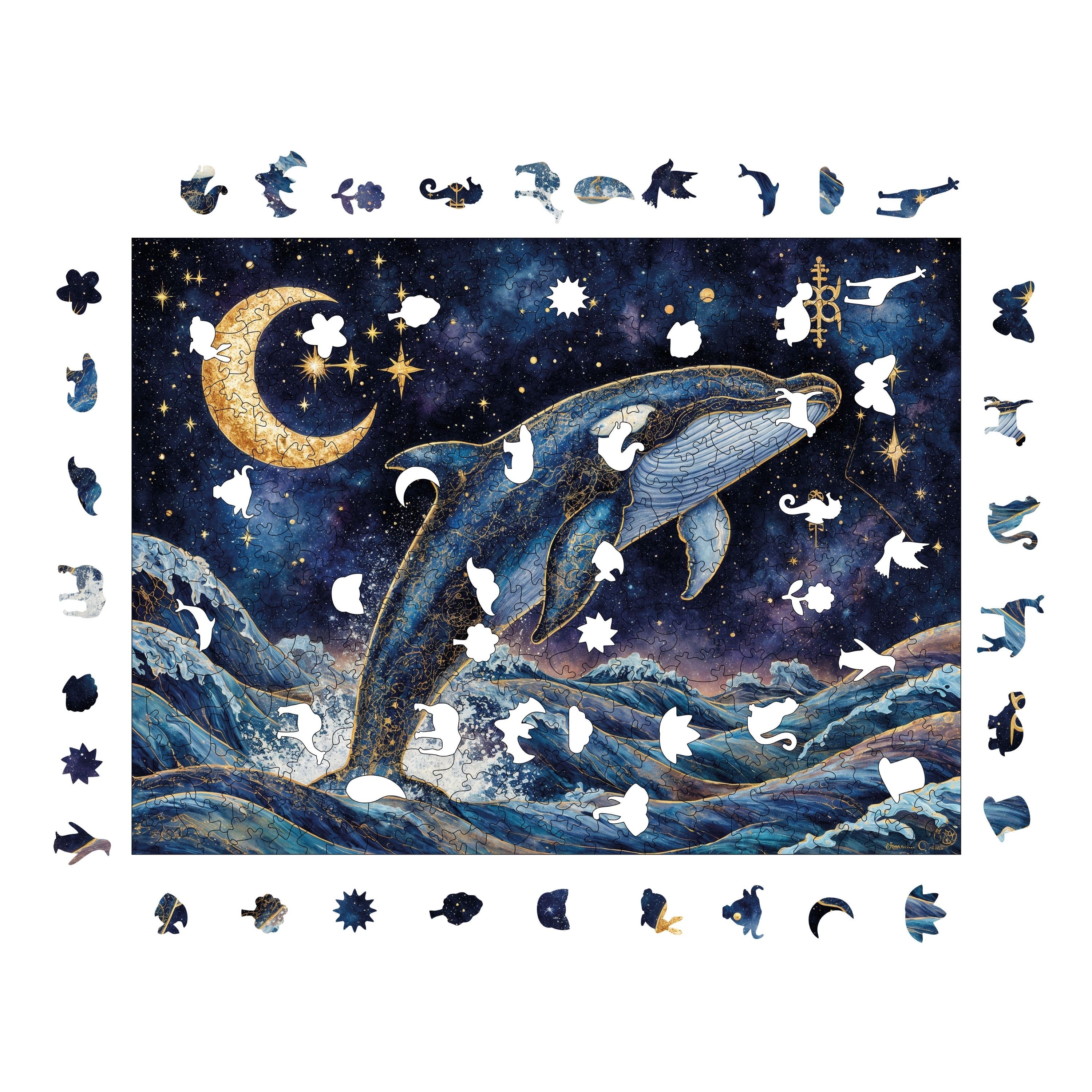 Sonsuz Dalgalar - Ahşap Puzzle