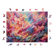 Renk Fırtınası - Ahşap Puzzle