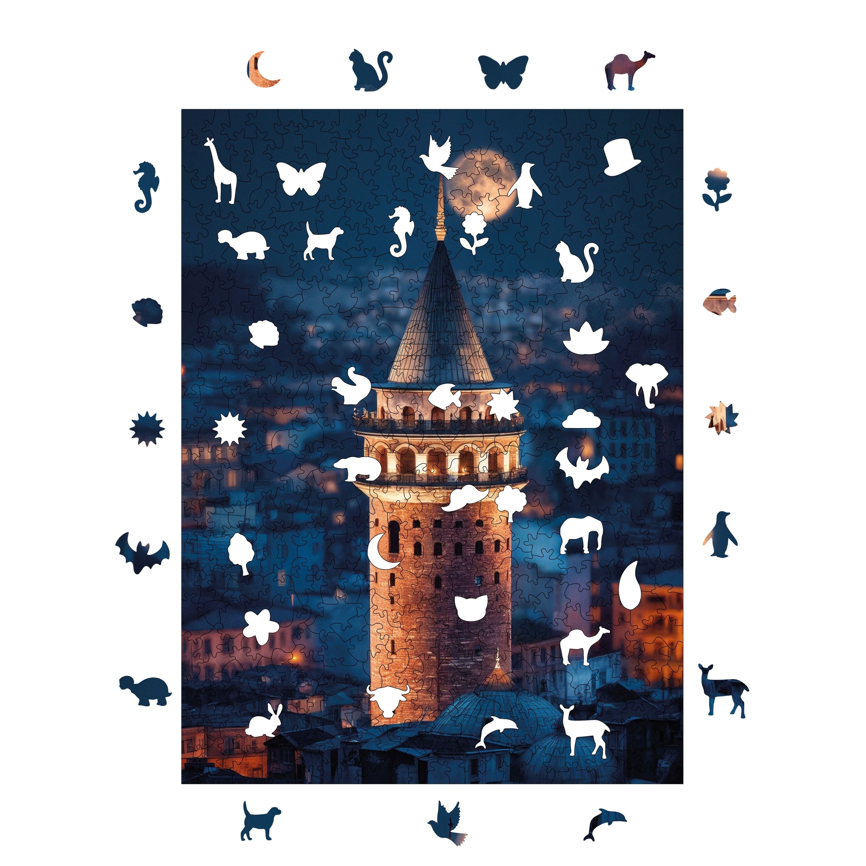  Efsanevi Galata - Ahşap Puzzle