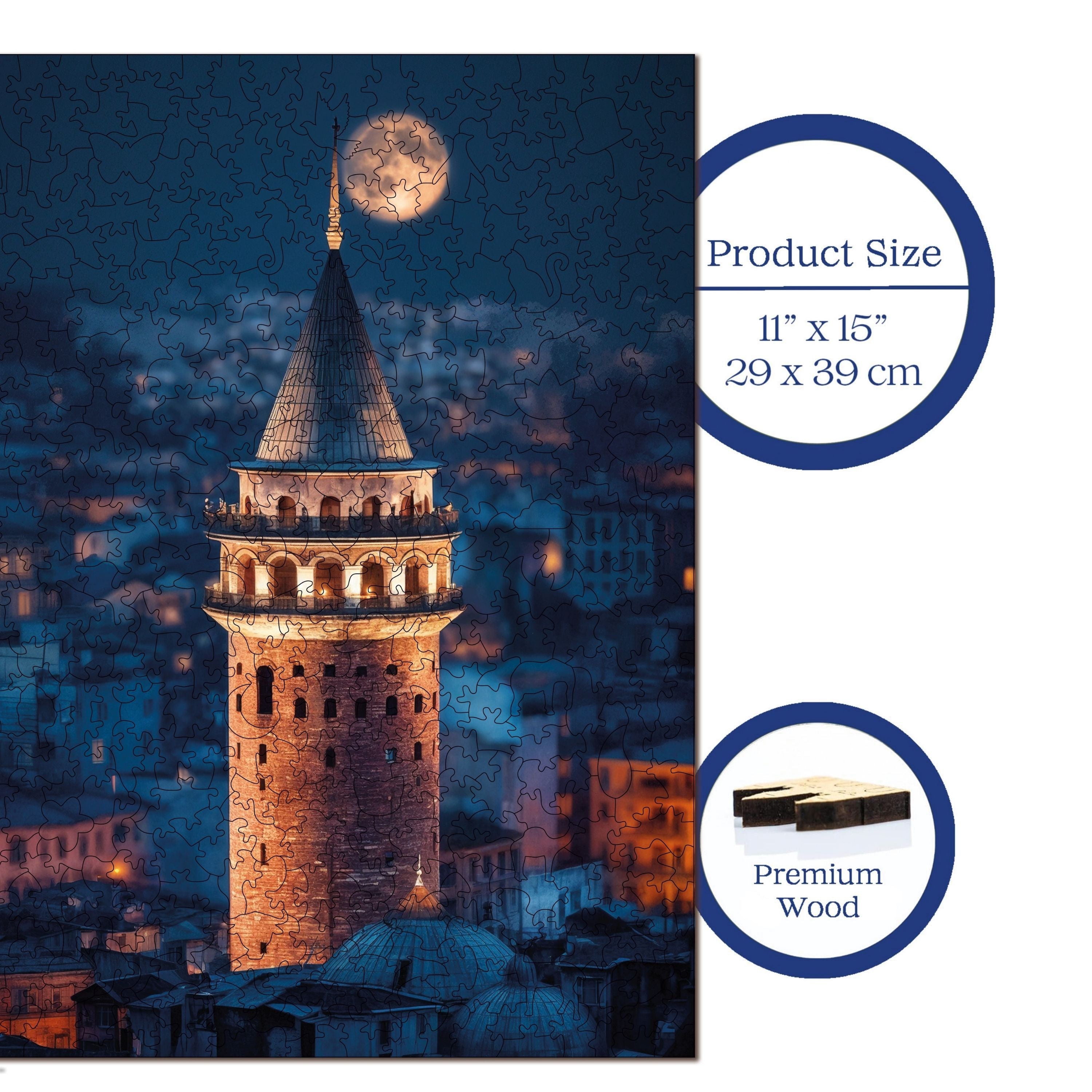  Efsanevi Galata - Ahşap Puzzle