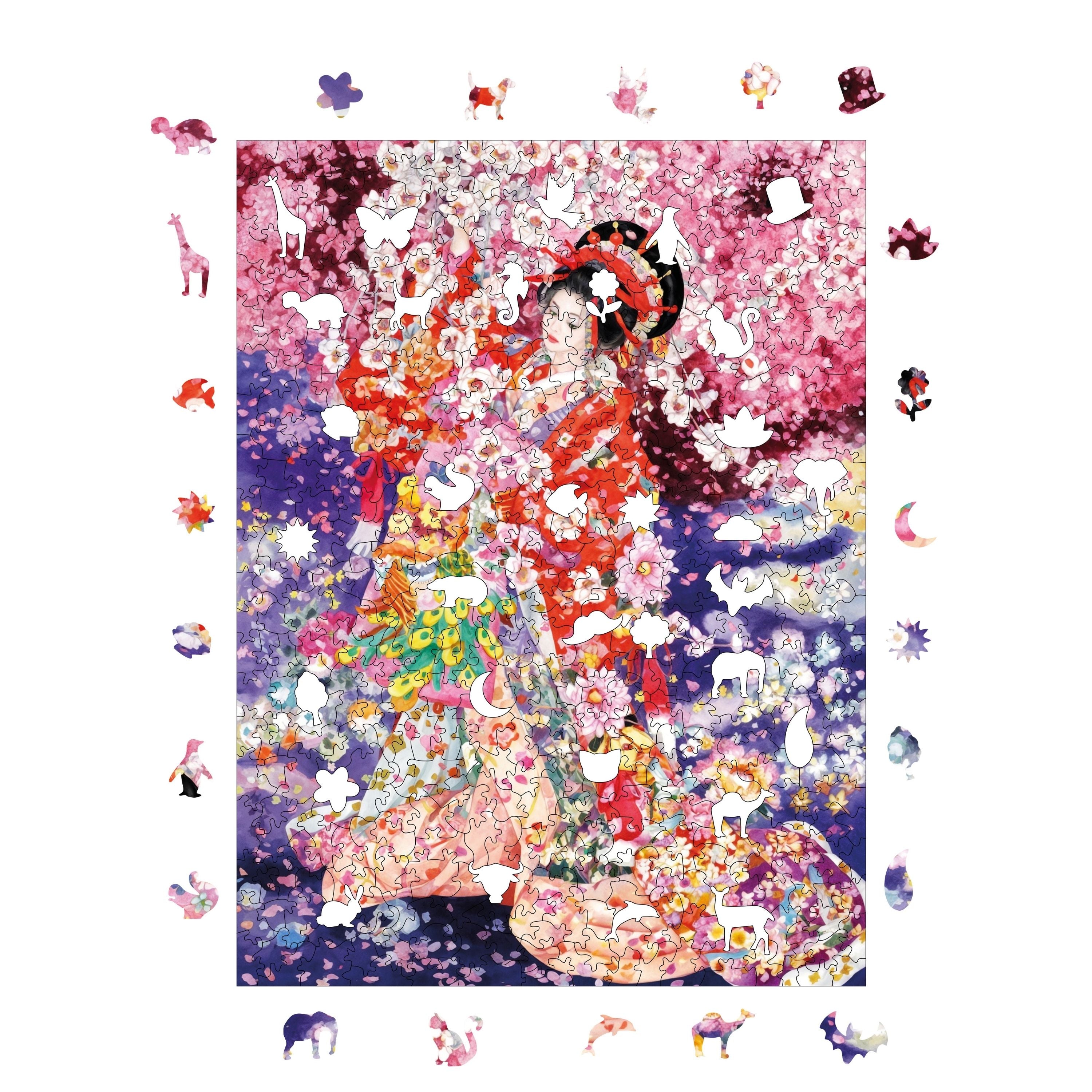 Sakuranın Dansı - Ahşap Puzzle