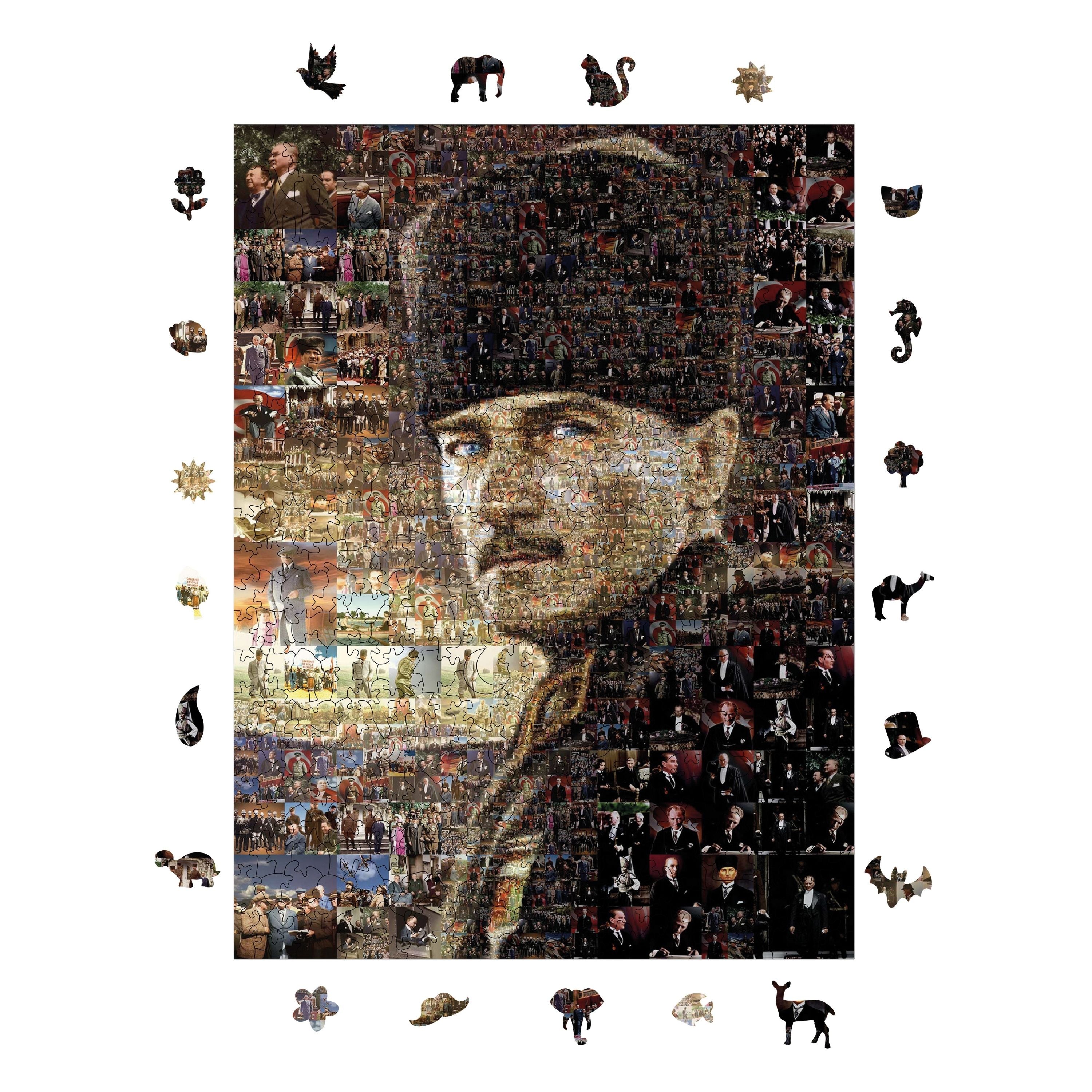 Ölümsüz ATATÜRK - Ahşap Puzzle