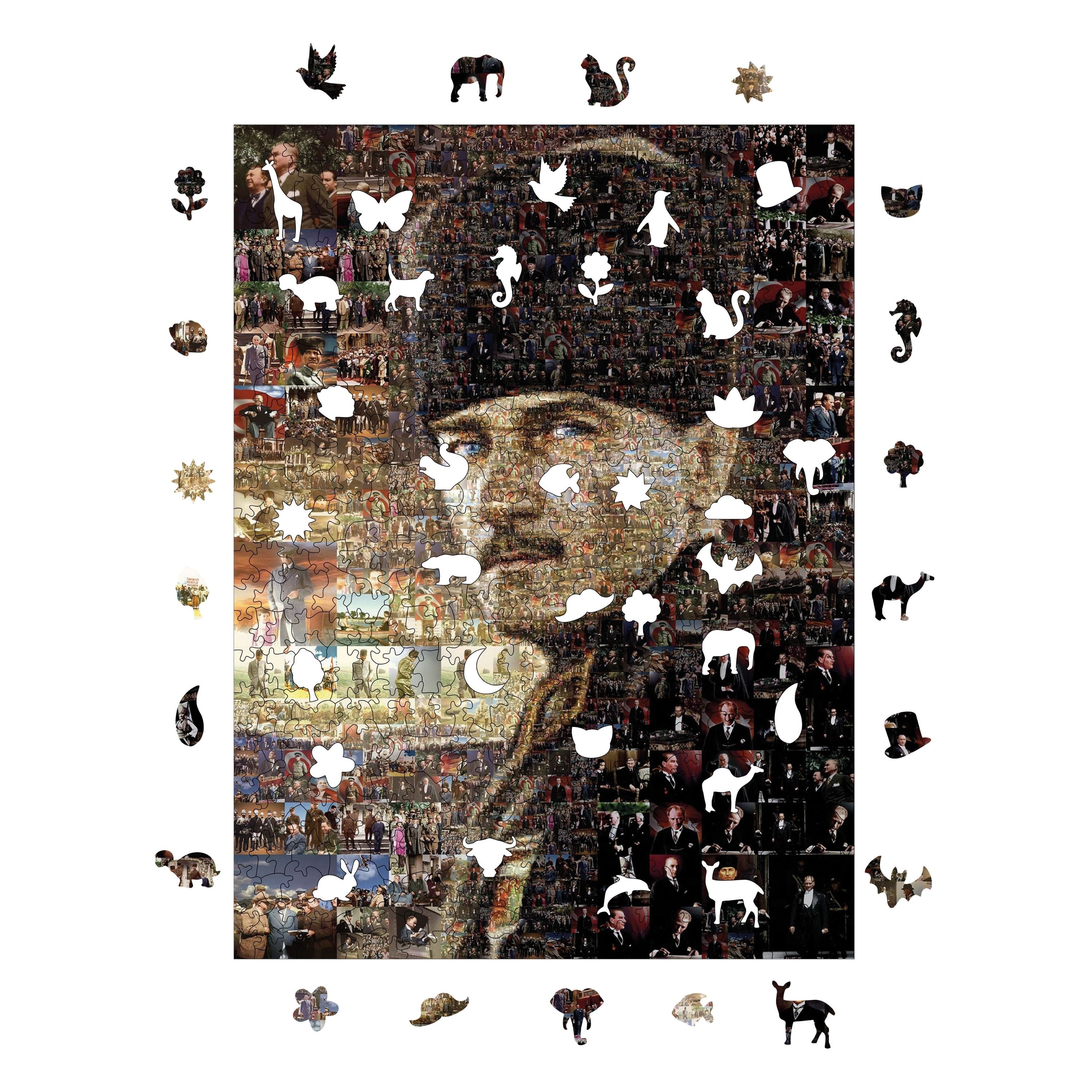 Ölümsüz ATATÜRK - Ahşap Puzzle