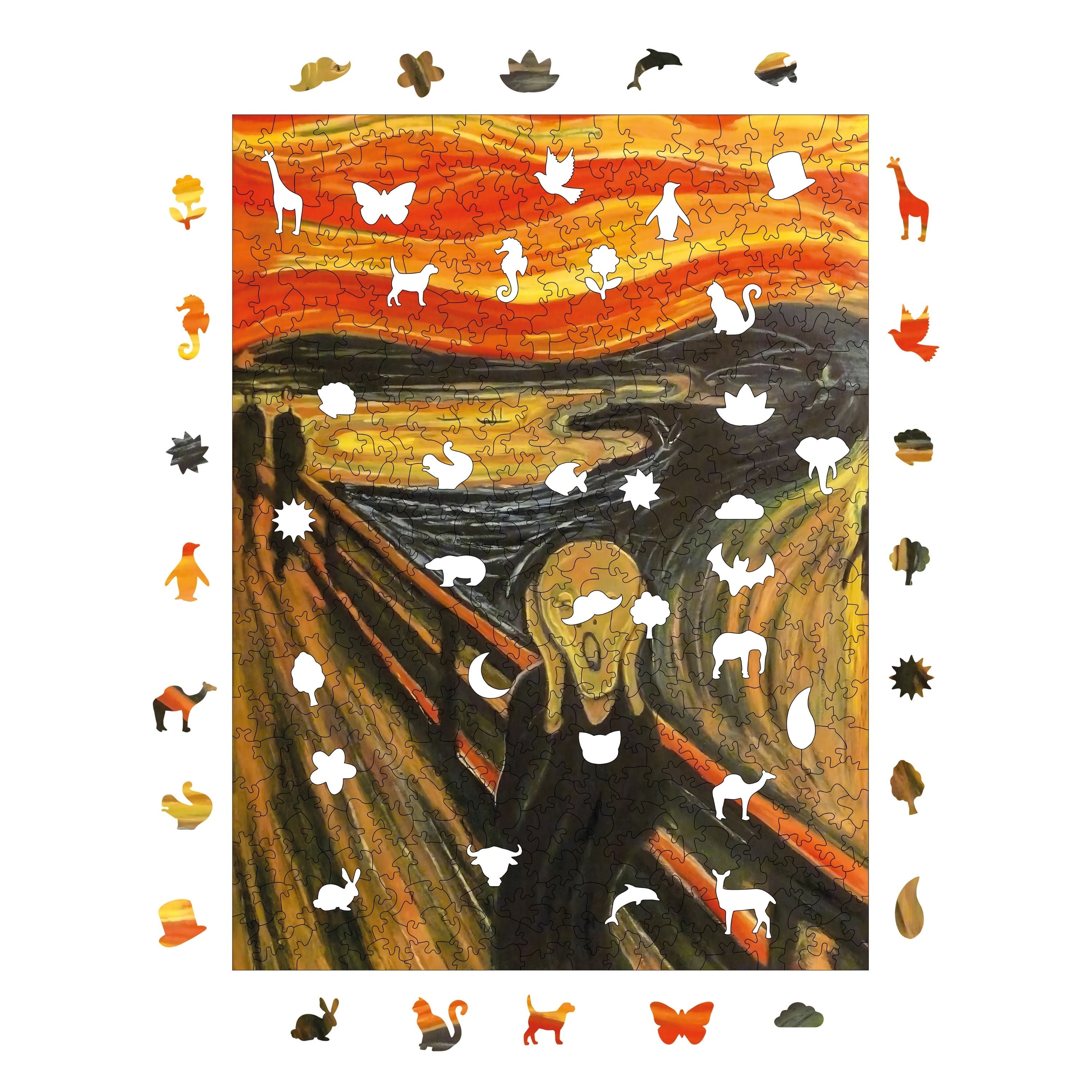 Çığlık - Ahşap Puzzle