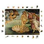 Venüs,'ün Doğumu - Ahşap Puzzle