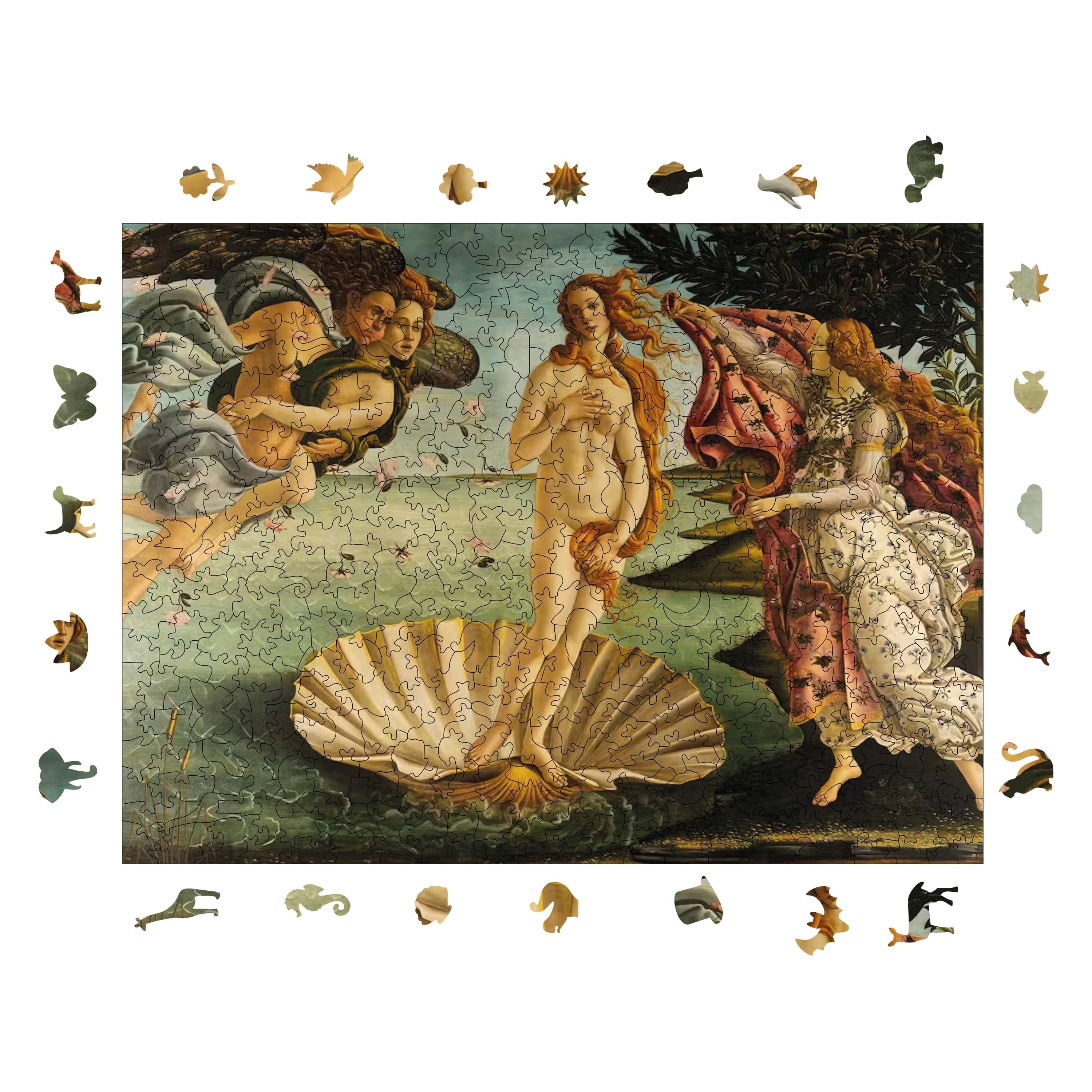 Venüs,'ün Doğumu - Ahşap Puzzle