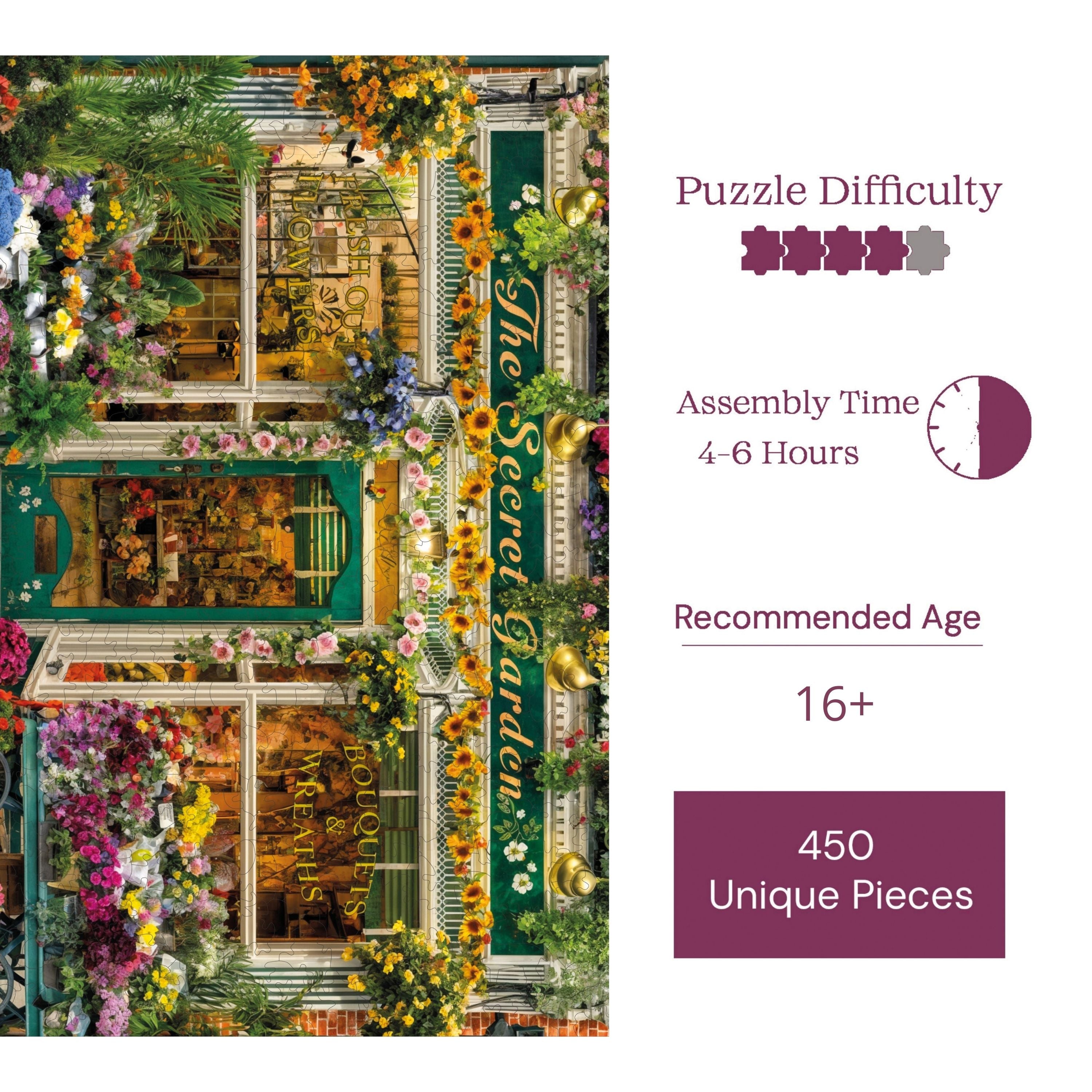 Saklı Bahçe - Ahşap Puzzle