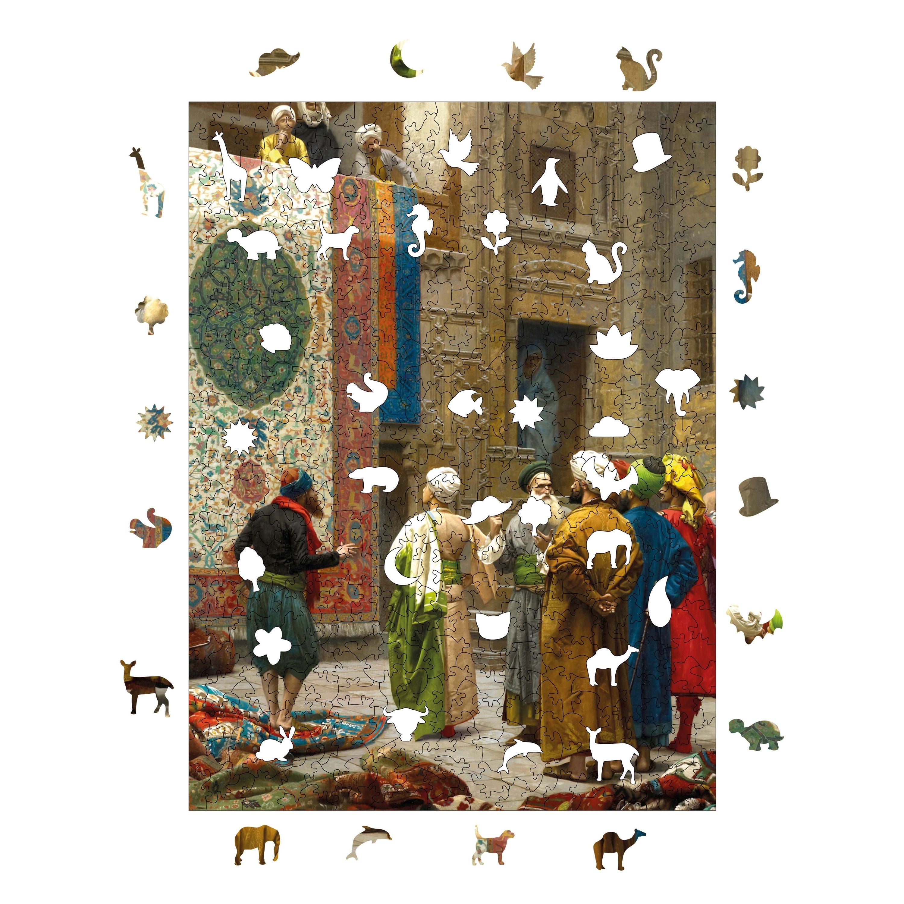 Halı Tüccarı - Ahşap Puzzle