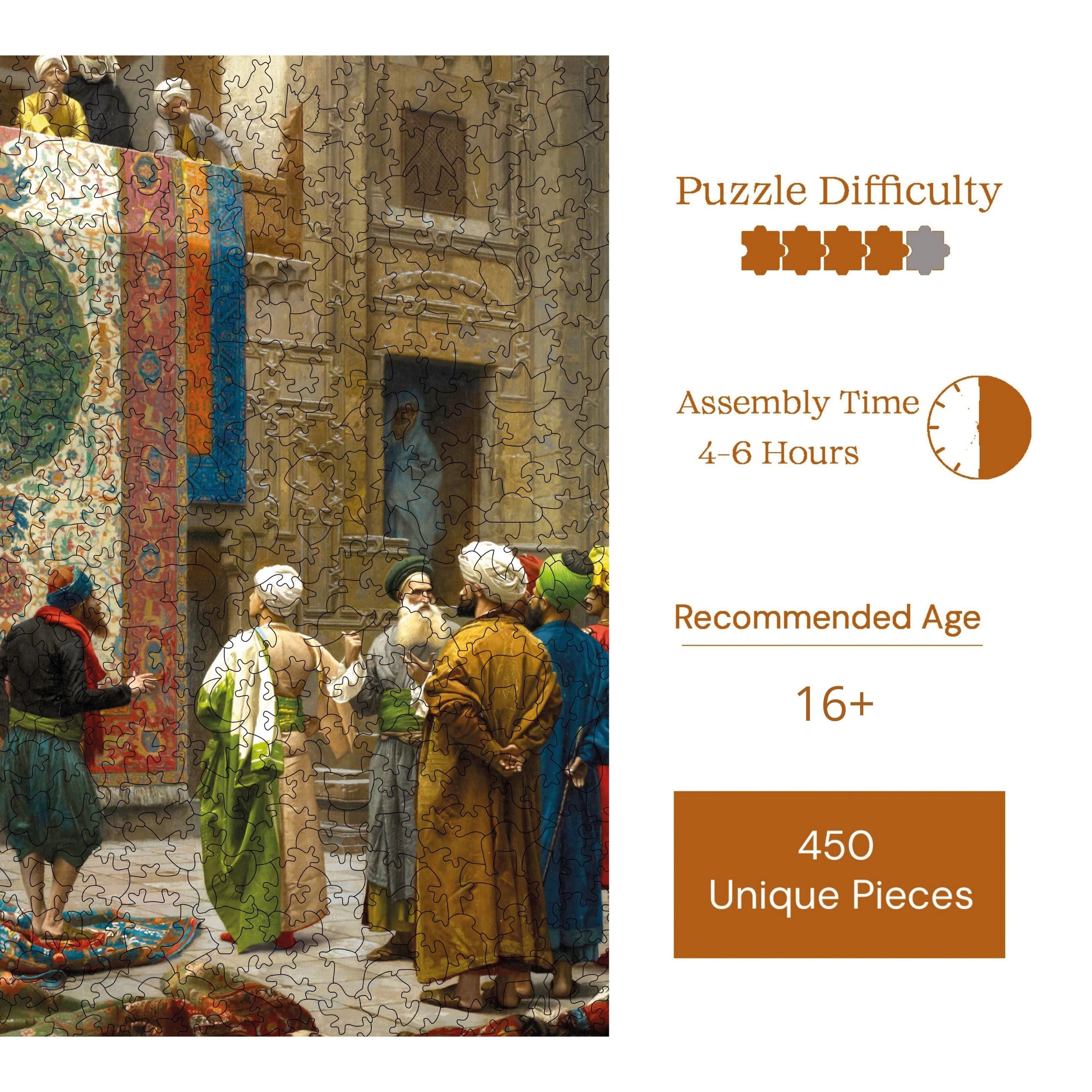 Halı Tüccarı - Ahşap Puzzle