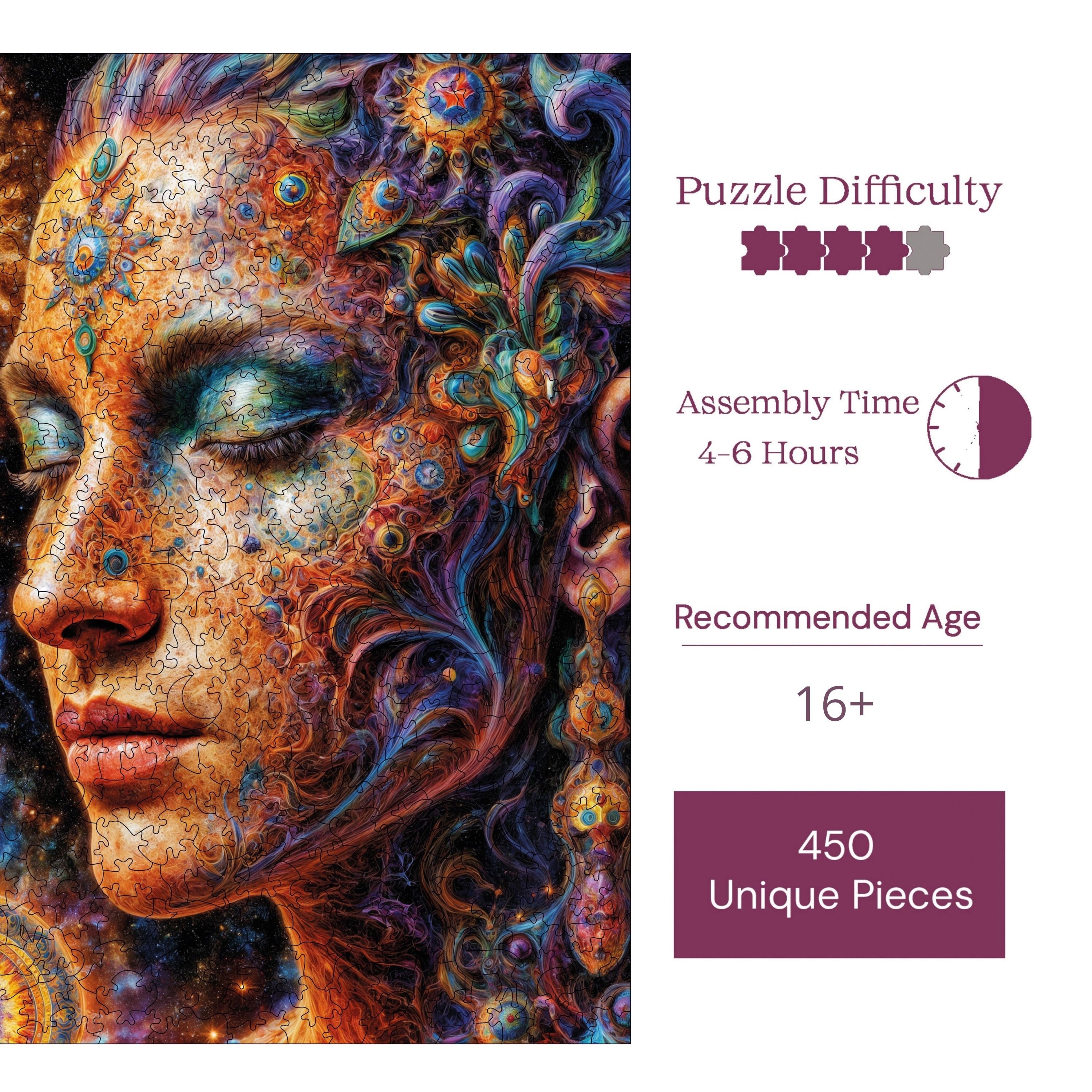 Yıldızlar Leydisi - Ahşap Puzzle