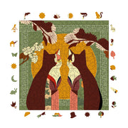 Kedilerin Dünyası - Ahşap Puzzle