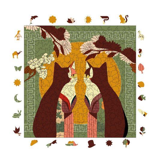 World of Cats – Wooden Jigsaw Puzzle