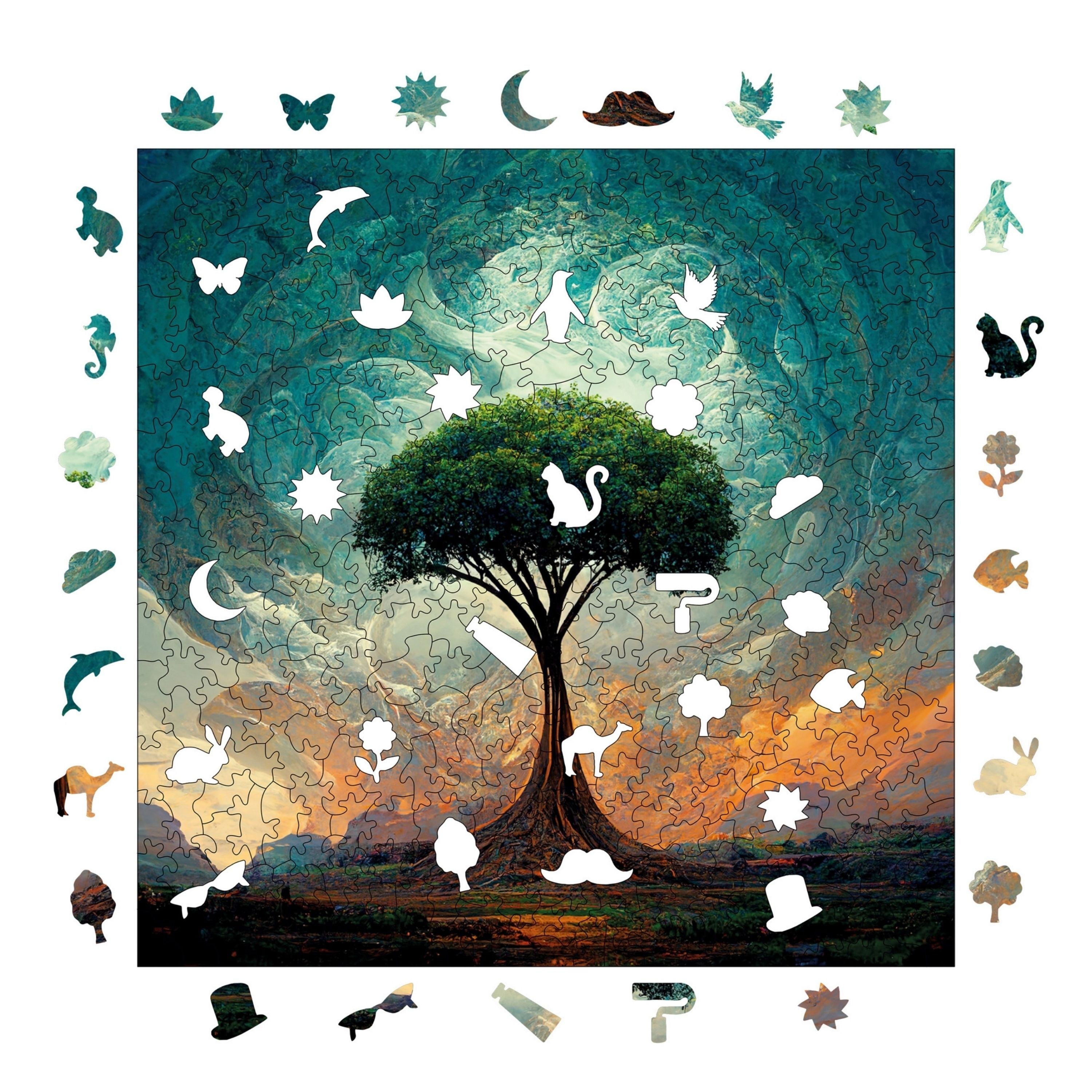 Hayat Ağacı - Ahşap Puzzle