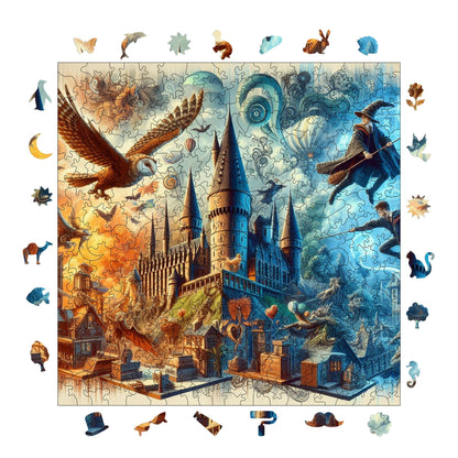 School of Witchcraft – Wooden Jigsaw Puzzle
