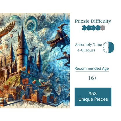 School of Witchcraft – Wooden Jigsaw Puzzle