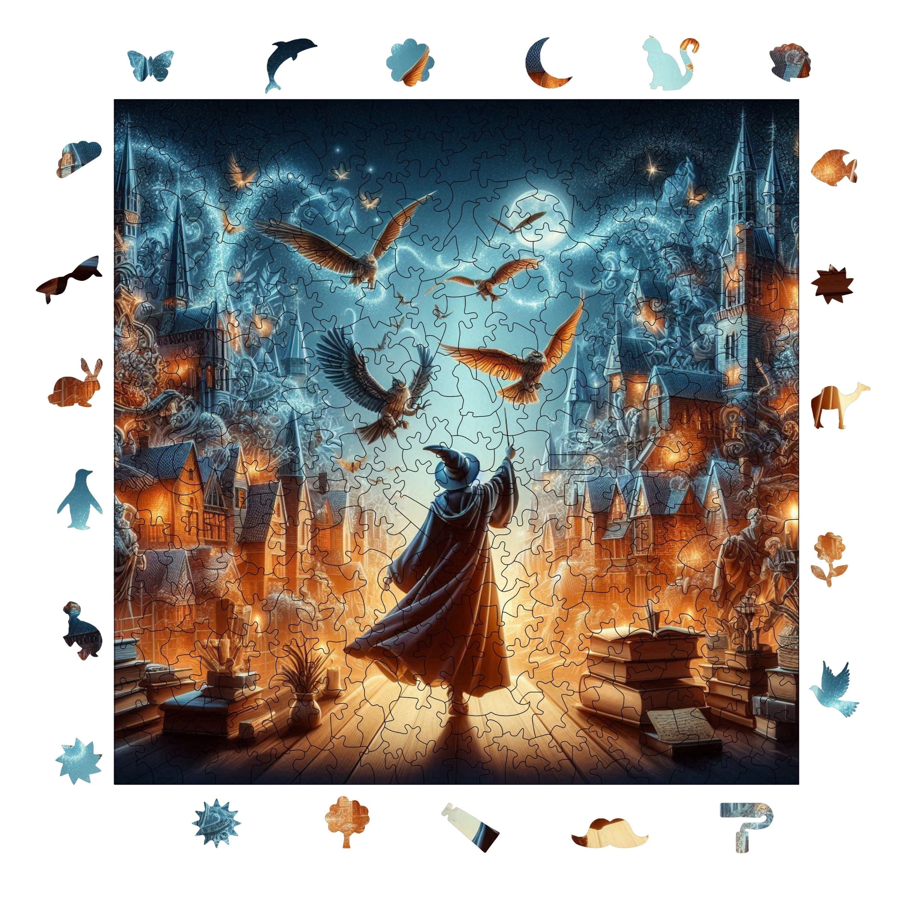 Büyücü  - Ahşap Puzzle