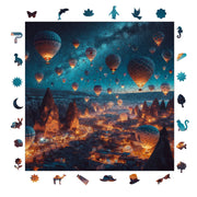 Kapadokya'nın Büyülü Balonları - Ahşap Puzzle