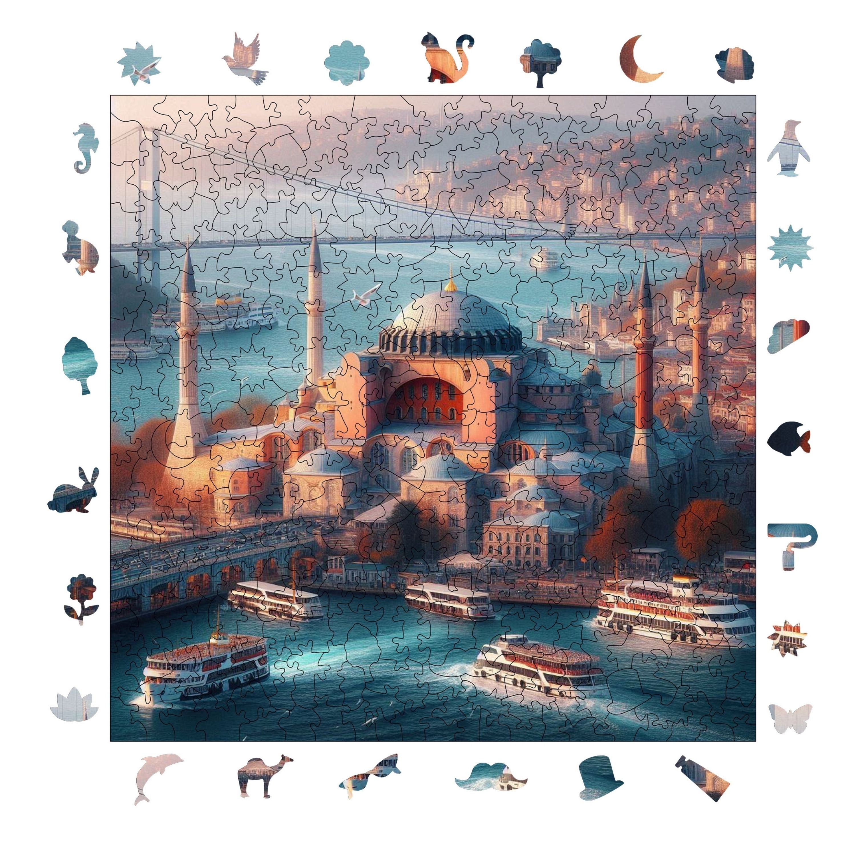  Boğaz'ın İncisi Ayasofya - Ahşap Puzzle