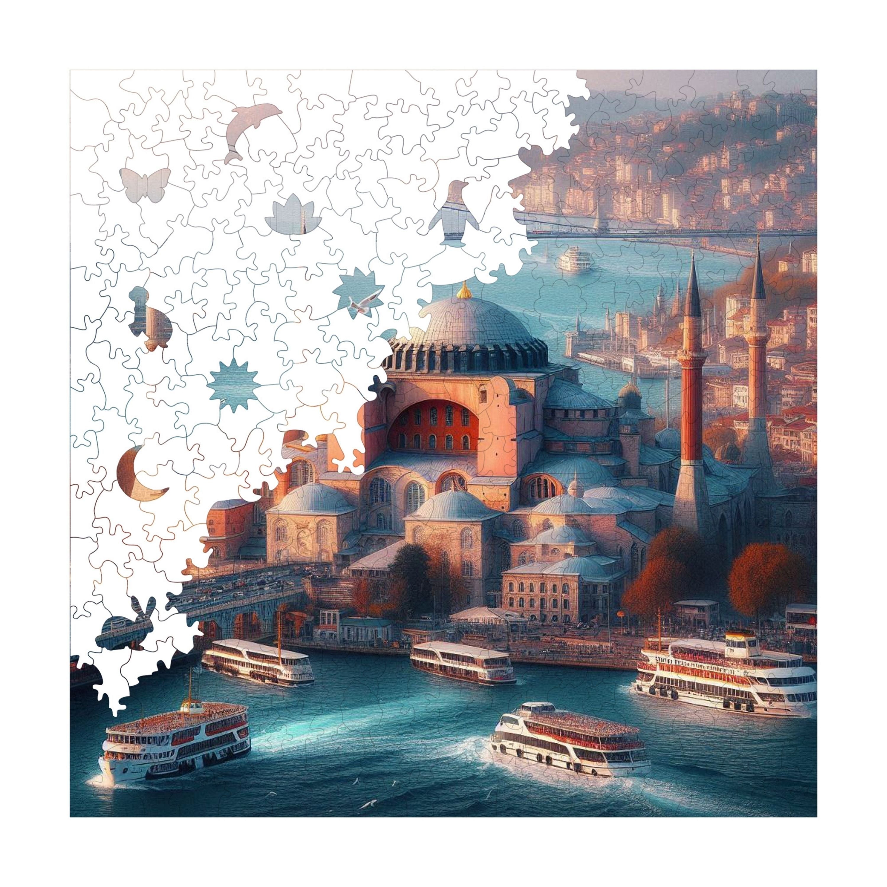  Boğaz'ın İncisi Ayasofya - Ahşap Puzzle
